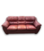 57290 Set Of 2 Burgundy Sofas