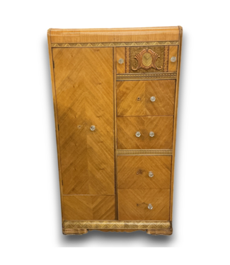 Bud's Warehouse 57293 Vintage Honey Vertical Dresser