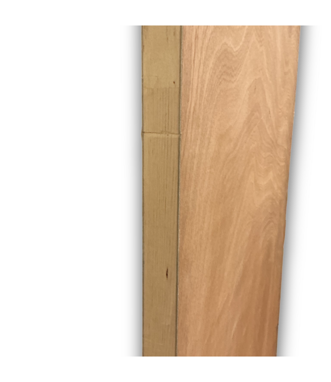 57294 32x80 Flush Solid Natural Wood Fire Rated Door