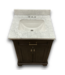 57296 Deep Walnut Vanity W/top 24"