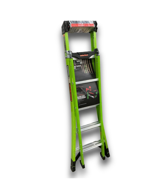 57301 Green Fiberglass 3-in-1 Combo Ladder 6 Ft.