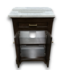 57296 Deep Walnut Vanity W/top 24"