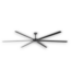 57305 Industrial Black Ceiling Fan 8-ft