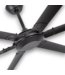 57305 Industrial Black Ceiling Fan 8-ft