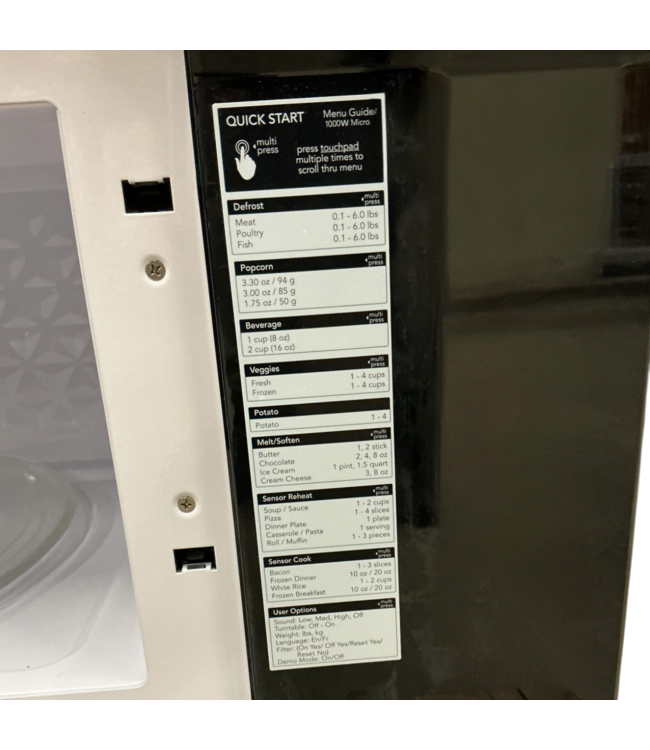 57312 Stainless Steel Over-the-range Microwave