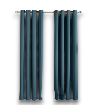 Bud's Warehouse 57315 63” Indigo Blackout Curtain Window Covering