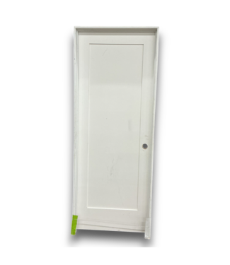 Bud's Warehouse 57317 30x80 Single Panel Solid Prehung Interior Door