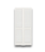 57327 36 X 80 White Bifold Louver Pine Wood Door