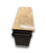 57328 Addie Espresso Kitchen Cart With Wood Top