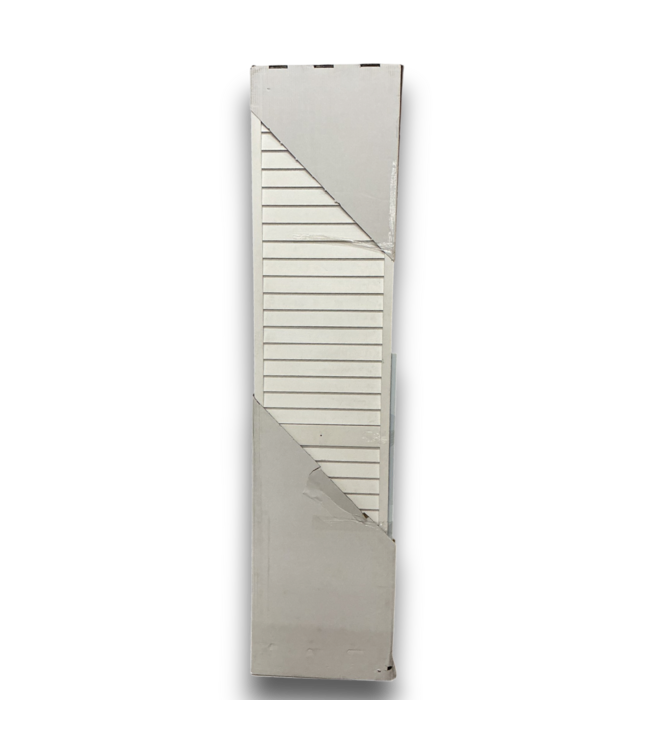 57327 36 X 80 White Bifold Louver Pine Wood Door