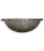 57331 Pebble Black Nickel Glass Drop-in Undermount Oval Bathroom Sink