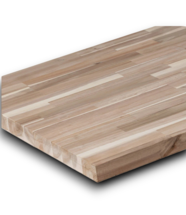 57335 Unfinished Natural Acacia Wood Butcher Block Countertop