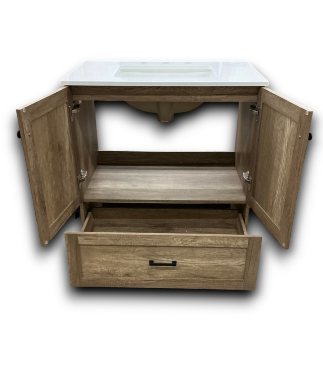 57336 Soren Single 30" Bathroom Vanity In Natural Oak