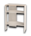 57338 Brightwood Corner Unit Frost Solid Shelving Wood Closet System