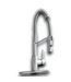 57340 Commercial Style Pull Down Kitchen Faucet