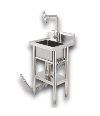 Bud's Warehouse 57347 Sink Stainless Steel Utility Sink With Faucet