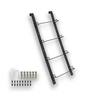 Bud's Warehouse 57393 Carbon Steel Window Well Hanging Egress Safety Ladder