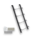 57393 Carbon Steel Window Well Hanging Egress Safety Ladder