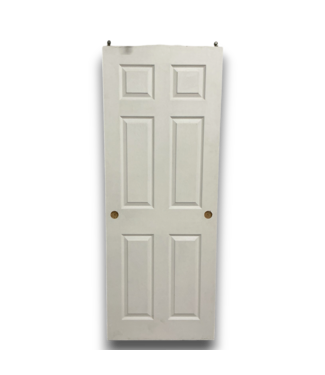 Bud's Warehouse 57378 30 X 80 White Finish 6-panel Sliding Closet Door