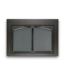 57382 Monroe Gunmetal Gray Glass Fireplace Doors
