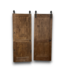 57383 60 X 80 Brown 2 Panel Sliding Barn Doors