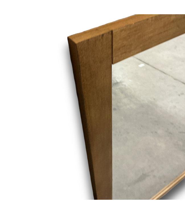 57384 Tahoe Framed Rectangle Mirror Almond Latte