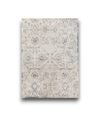 Bud's Warehouse 57385 Delft Gray Rectangle Indoor Persian Area Rug