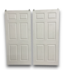 57381 36 X 80 White 6-panel Closer Sliding Door Pair