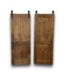 57383 60 X 80 Brown 2 Panel Sliding Barn Doors