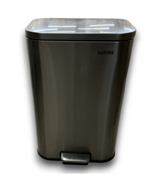 Bud's Warehouse 57395 3.2 Gallon Stainless Steel Step Trash Can