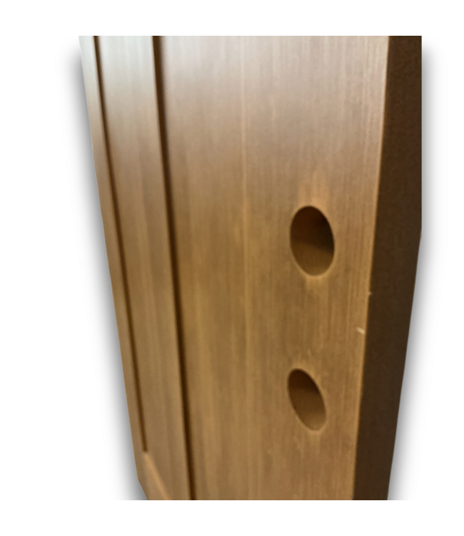 57396 36 X 80 Top Light 3 Panel Exterior Door Slab