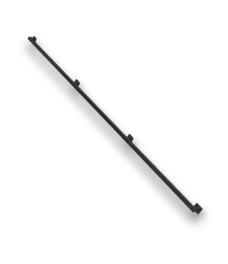 Bud's Warehouse 57405 Black Metal Indoor Stair Handrail Wall Mount 500 Lb. Capacity