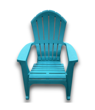 Bud's Warehouse 57407 Teal Plastic Lawn Chairs