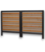57409 2 Panel Outdoor Privacy Fence Screen Air Conditioner Cover