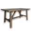 57408 Solid Wood Rustic Brown Coffee Table