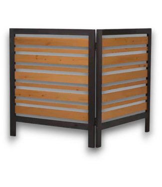 Bud's Warehouse 57409 2 Panel Outdoor Privacy Fence Screen Air Conditioner Cover