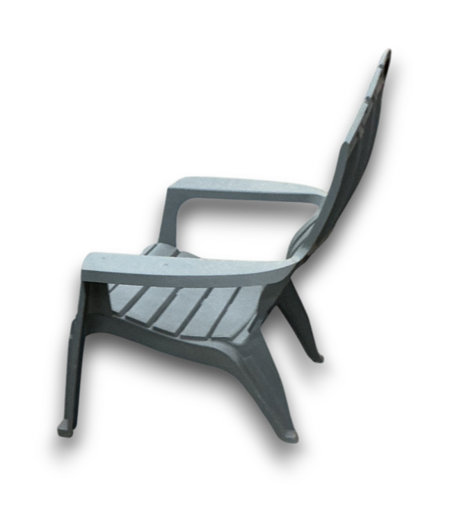 57411 Plastic Charcoal Lawn Chair