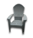 57411 Plastic Charcoal Lawn Chair