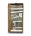 57412 Bypass Double Sliding Brushed Nickel Framed Shower Door With Privacy Glass