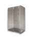 57414 Winslow Stainless Steel Frameless Corner Sliding Shower Door