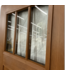 57396 36 X 80 Top Light 3 Panel Exterior Door Slab