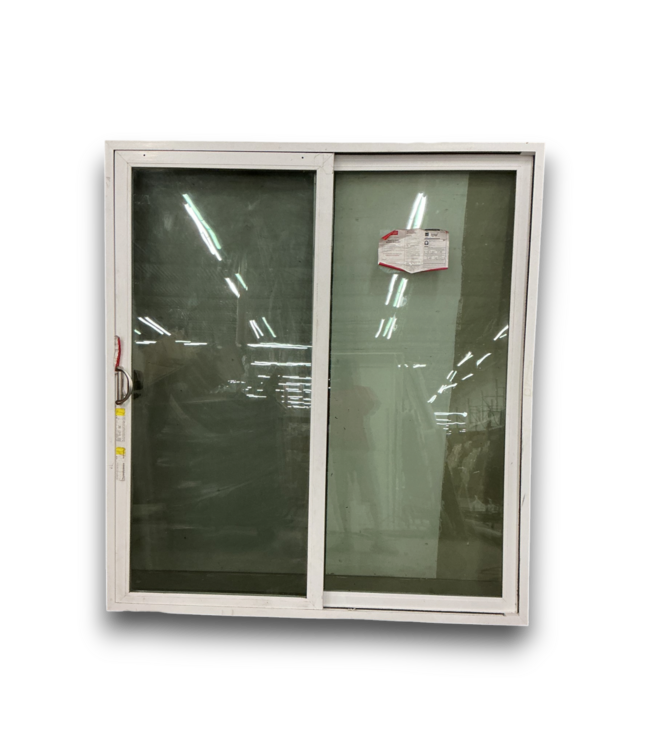 57417 72 X 81 White And Black Sliding Patio Door