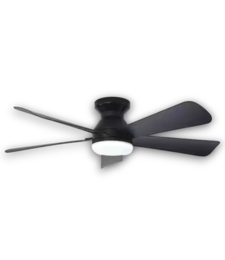 Bud's Warehouse 57419 Black Housing 5-blade Modern Ceiling Fan With Led Light