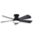 57419 Black Housing 5-blade Modern Ceiling Fan With Led Light