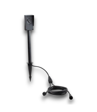 Bud's Warehouse 57428 Matte Black Finish Photocell Sensor Controller With Timer 60w Maximum Fixture Wattage
