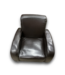 57430 Dark Brown Leather Club Chairs Set Of 2