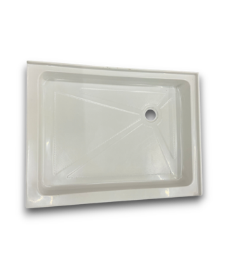 Bud's Warehouse 57440 White Right Drain Shower Base