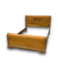 57441 76x54 Vintage Art Deco Full/double Bed Frame