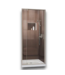 57442 Flex Brushed Nickel Semi-frameless Pivot Shower Door