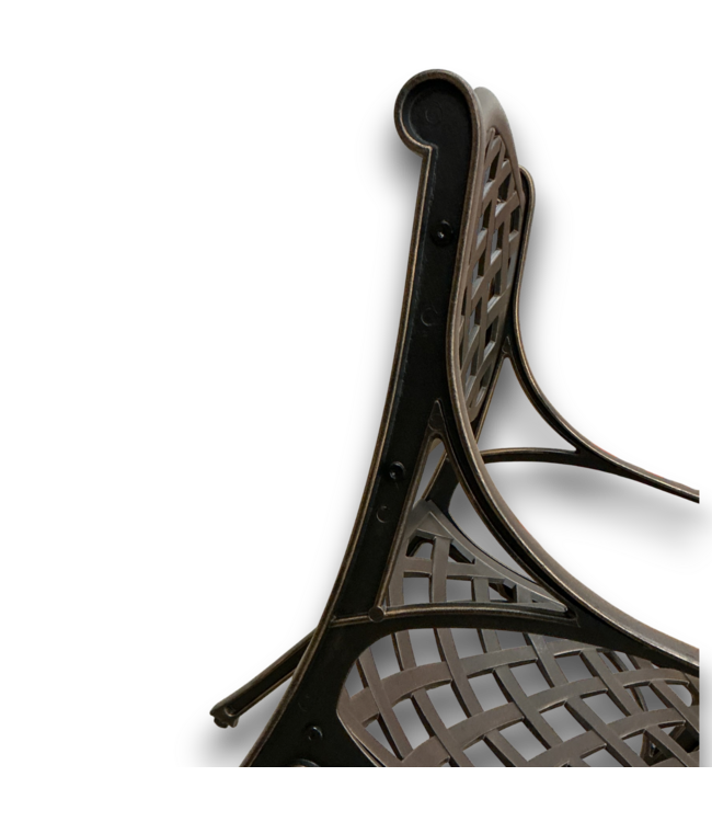 57423 Set Of 2 Aluminum Weave Patio Dining Chairs